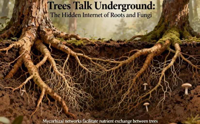 Trees Talk Underground: The Hidden Internet of Roots and Fungi
